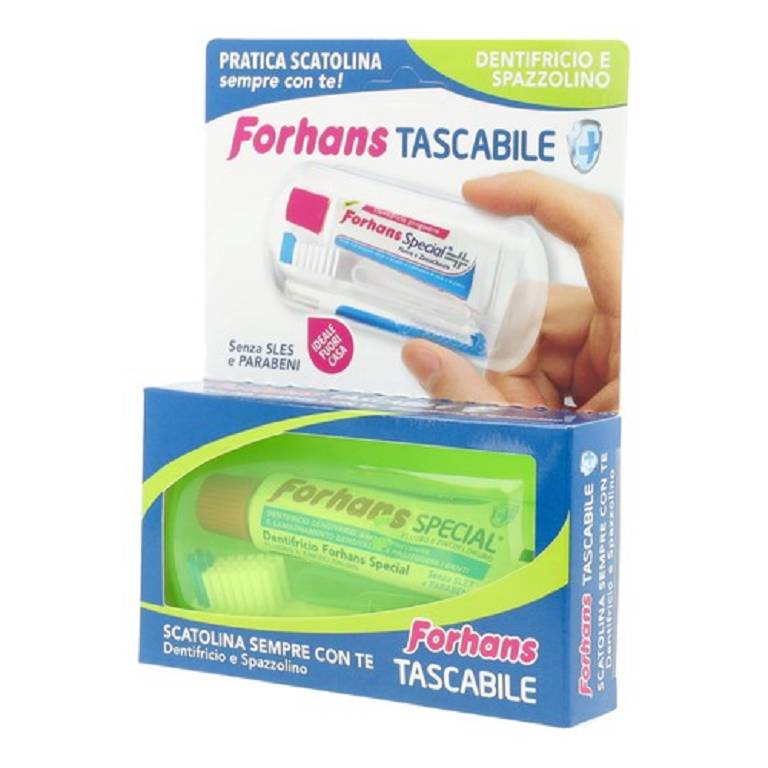 FORHANS SPAZ+DENTIF TRAVEL KIT